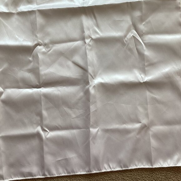 Long White Wedding Party Banquet Rectangular Tablecloth 100" x 58" Dining Linens - Picture 2 of 3